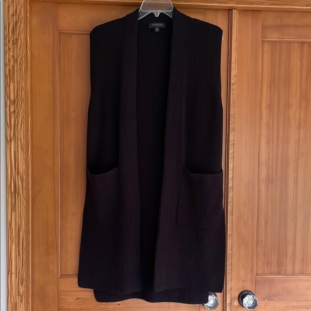 Ann Taylor Petite Black Knit Top